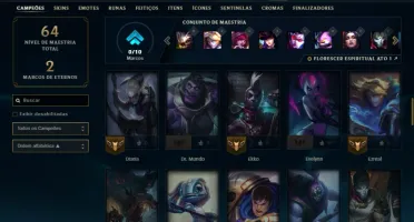 Conta LOL boa pra ADC