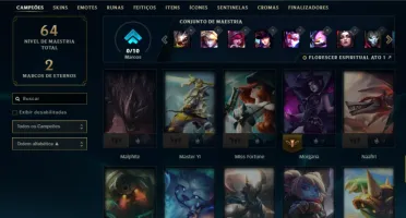 Conta LOL boa pra ADC