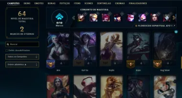 Conta LOL boa pra ADC
