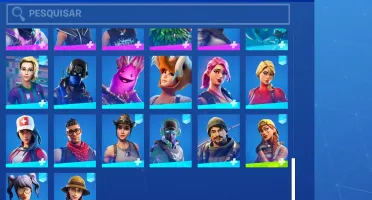 CONTA FORTNITE 60 SKINS (IKONIK+DANCE) E SALVE O MUNDO