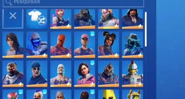 CONTA FORTNITE 60 SKINS (IKONIK+DANCE) E SALVE O MUNDO
