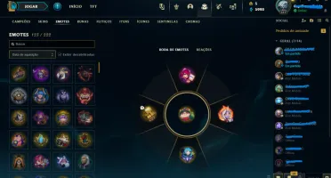 conta de lol gold2 +de 400 skins quase todos os champs
