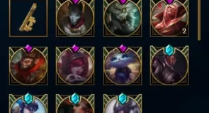 conta de lol gold2 +de 400 skins quase todos os champs