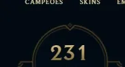 conta de lol gold2 +de 400 skins quase todos os champs