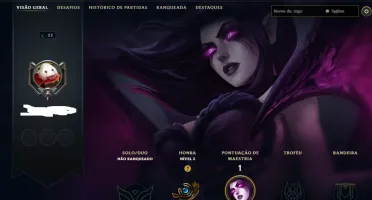 Conta Lol, 5 Skins, Upada Na Mao, 2.240 Ea, Honra 3, Lvl 23