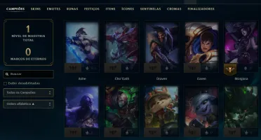 Conta Lol, 5 Skins, Upada Na Mao, 2.240 Ea, Honra 3, Lvl 23