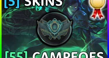CONTA LOL | UNRANKED | LVL 44 | 55 CHAMPS & 5 SKINS