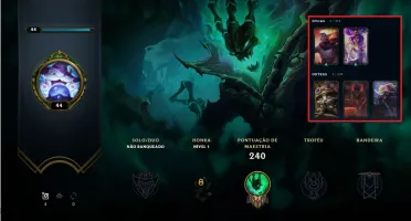 CONTA LOL | UNRANKED | LVL 44 | 55 CHAMPS & 5 SKINS