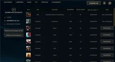 Ferro 2 com 22 Champs e 1 Skin ( SEM EMAIL CONFIRMADO )