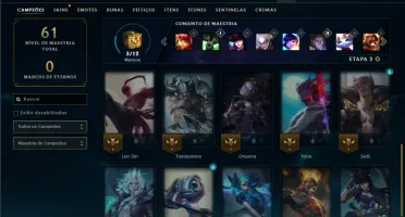 Ferro 2 com 22 Champs e 1 Skin ( SEM EMAIL CONFIRMADO )