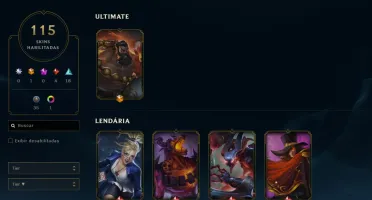 Conta League of Legends Full Acesso - 109 Champs e 115 Skins
