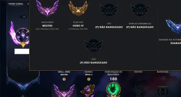 Mestre com 110 Champs e 51 Skins ( 625 PDL )