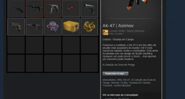 Conta CSGO com CANIVETE BORBOLETA e LUVA