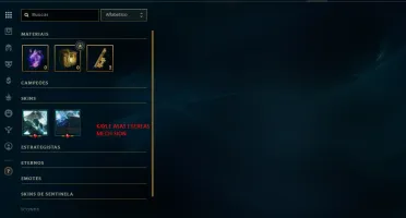 CONTA UNRANKED C/ SKINS DA CAMILLE, KAYLE, TRYNDA E RENEKTON