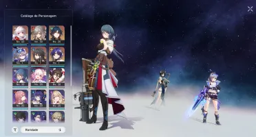 Honkai Star Rail nível 28 Blade + Ruan Mei + Loba Prateada