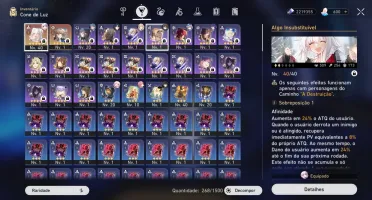 Honkai Star Rail nível 28 Blade + Ruan Mei + Loba Prateada