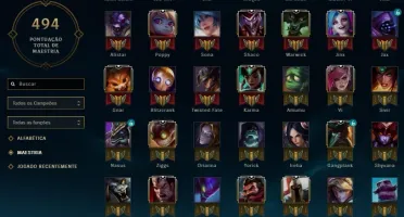 Conta de league of legends