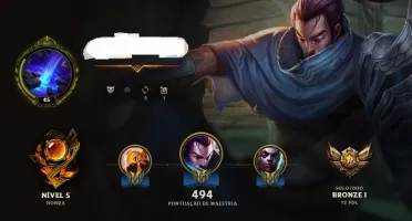 Conta de league of legends