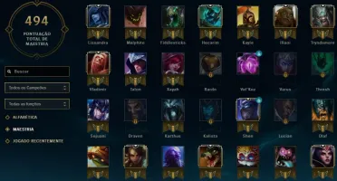 Conta de league of legends