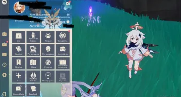 Conta genshin!! Zhongli e kazuha!! ar 55