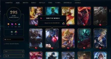Conta league of legends platina