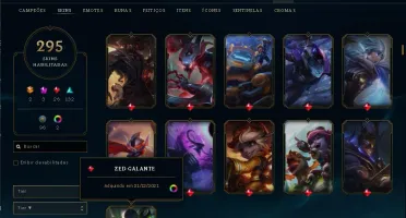Conta league of legends platina