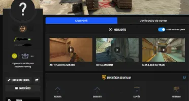 Conta Steam Level 16 Gc Gamersclub (Sem Prime) Cs2