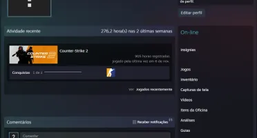 Conta Steam Level 16 Gc Gamersclub (Sem Prime) Cs2