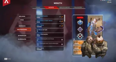 Conta com herança da wraith kunai e valkyrie heirloom.