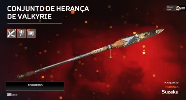 Conta com herança da wraith kunai e valkyrie heirloom.