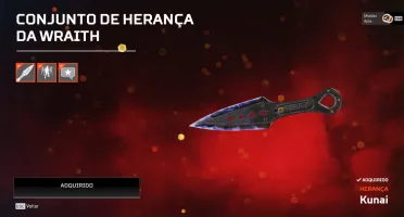 Conta com herança da wraith kunai e valkyrie heirloom.