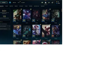 VENDO CONTA MAIN LOL PLATINA 2