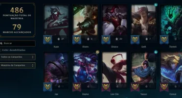 Vendo conta de LoL com 68% de desconto ( 211 skins )