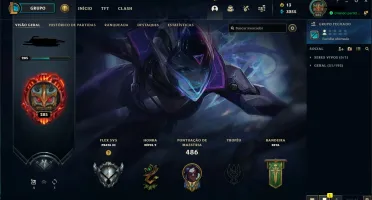 Vendo conta de LoL com 68% de desconto ( 211 skins )