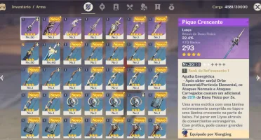 Conta lvl 26 com Diluc + Pb 12 + pacote luxuoso