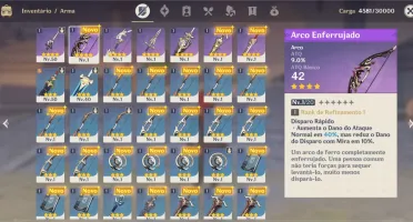Conta lvl 26 com Diluc + Pb 12 + pacote luxuoso