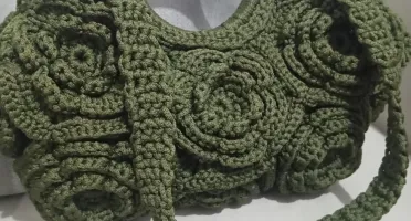 Bolsa artesanal flores