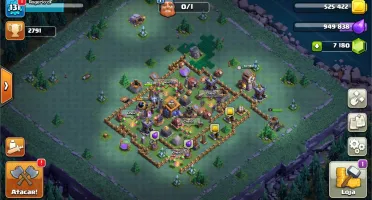 CV 11 com quase todas as tropas Full + 5400 de gema