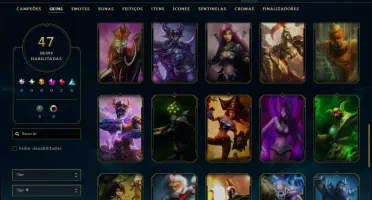 Platina 2 com 50 Champs e 47 Skins ( JG / ADC )