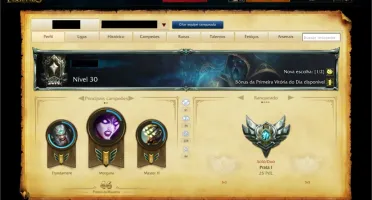Conta League of Legends Prata 1 - 98 campeões - 58 skins