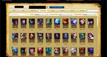 Conta League of Legends Prata 1 - 98 campeões - 58 skins