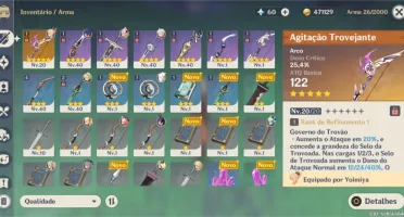 Yoimiya + Arco Trovejante + Kazuha AR23