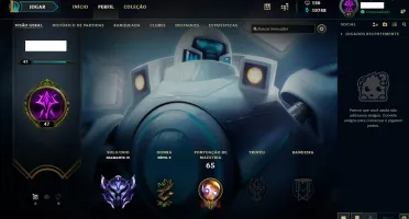 Conta LOL Diamante IV 2019 Smurf