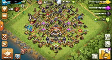clash of clans cv 11 semi -full