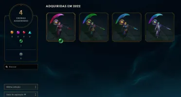 Conta Platina 3 Com Kayn odisseia e 4 cromas