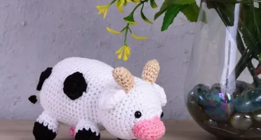 Vaquinha em Amigurumi