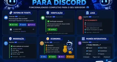 Criação de BOTS personalizaveis para o DISCORD!