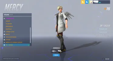 Conta de overwatch com level 1000.