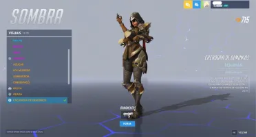 Conta de overwatch com level 1000.