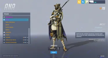 Conta de overwatch com level 1000.